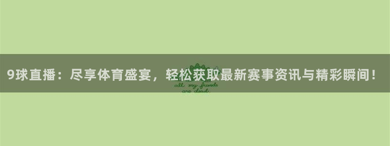 9球直播：尽享体育盛宴，轻松获取最新赛事资讯与精彩瞬间！