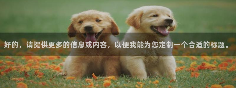 好的，请提供更多的信息或内容，以便我能为您定制一个合适的标题。
