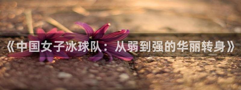 《中国女子冰球队：从弱到强的华丽转身》