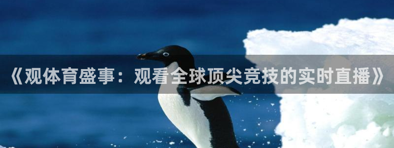 《观体育盛事：观看全球顶尖竞技的实时直播》