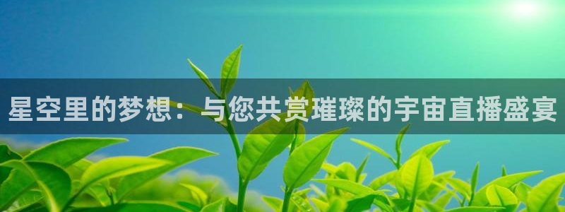 星空里的梦想：与您共赏璀璨的宇宙直播盛宴